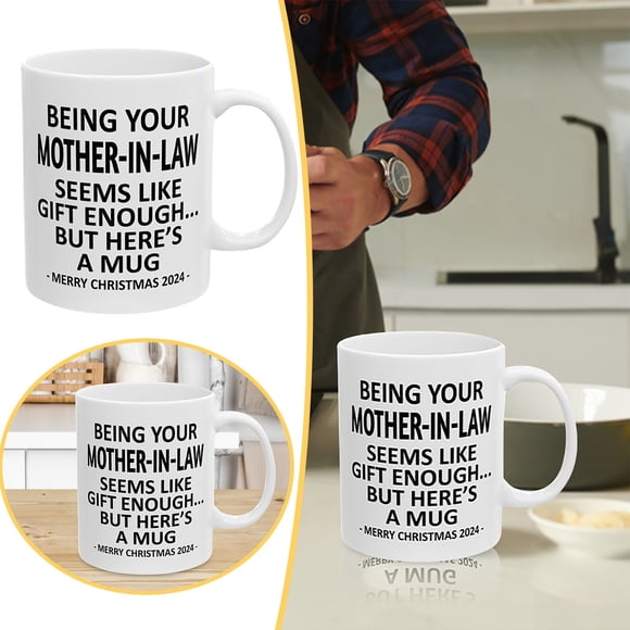 Ceramic Novelty Coffee Mug For Christmas Holiday Birthday Being Your In Law Seems Like Enough Special Maark Cup