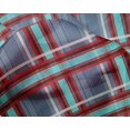 thumbnail image 4 of oneOone Silk Tabby Fabric Madras Check Print Fabric BTY 42 Inch Wide, 4 of 4