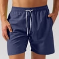 thumbnail image 1 of Styesk Mens Shorts Man Casual Sports Speed-Dry Running Mesh Zipper Pocket Drawstring Shorts, 1 of 6