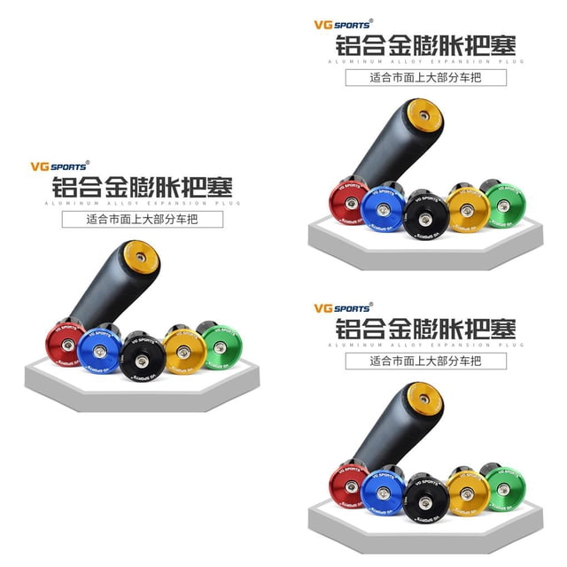 Youkk Non-deforming Bike Grip With Round Edge Universal And Colorfast Fits Most Bikes Green 3Set