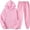 Rose, variante sur drppepioner Ensembles 2 Pcs Survêtements de Sport pour Hommes et Femmes Chandail à Manches Longues à Capuchon et Pantalon de Survêtement Ensemble Automne Hiver