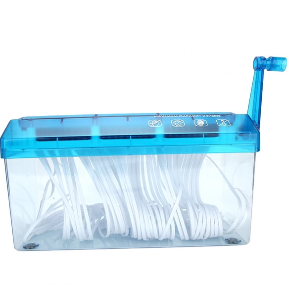 Manual Paper Cutter, Low Noise Portable Hand Paper Shredder, for Home School