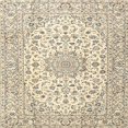 thumbnail image 1 of Ahgly Company Indoor Square Traditional Golden Blonde Gold Medallion Area Rugs, 6' Square, 1 of 6