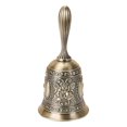 thumbnail image 4 of DEBGFS Retro Metal Tinker Bell Band & Orchestra Musical Instruments Hand Bell High Brass Antique Handbell for School Reception Meditation Prayer and Home Decoration,brown, 4 of 8