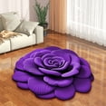 thumbnail image 3 of Yhmxh 3 D Flower Mat Soft Carpet Non-Slip Area Carpet Dining Room Home Bedroom Carpet Floor Washable Rug Anti-slip Rug Decorative Rug Rugs for Living Room Outdoor Rug Bathroom Rugs Kithchen Rug, 3 of 5