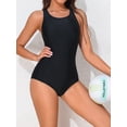 thumbnail image 3 of Maillot de Bain une Pièce Athlétique à Dos Nageur pour Femme, Amincissant, 3 of 7