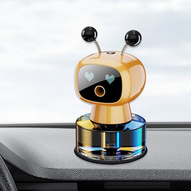 Elodie Car Air Freshener Robot Shape Ornament 6.5x11cm Smooth Surfaces Rechargeable