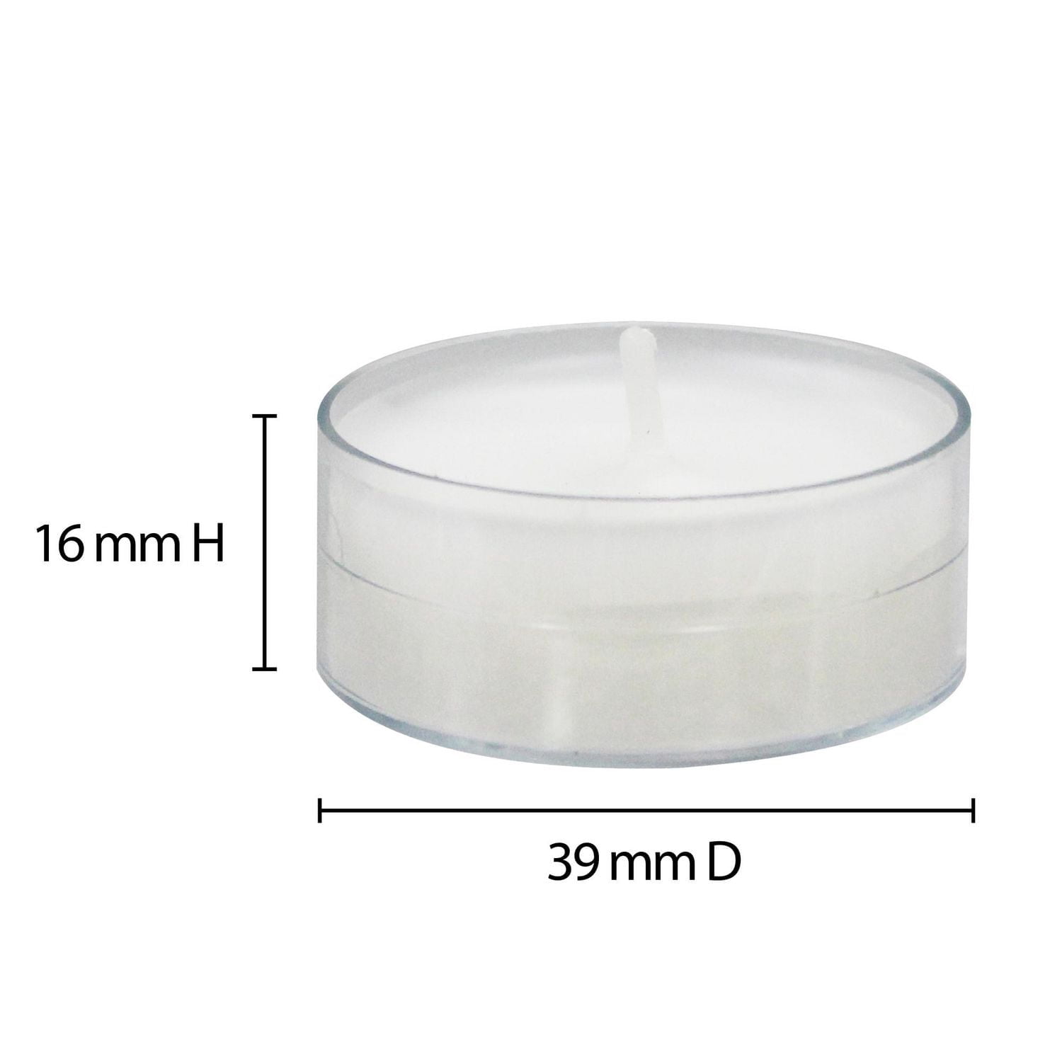 Mainstays 30PK Lumignons blanc, non parfumé