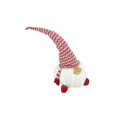 thumbnail image 2 of 12" Red and White "Cheerful Charlie" Sitting Chubby Santa Gnome Table Top Christmas Figure, 2 of 2