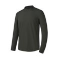 thumbnail image 2 of AherBiu Linen Shirts for Men Long Sleeve Button down Stand Collar Beach Casual Fall Shirt, 2 of 6