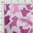 thumbnail image 2 of oneOone Velvet Purple Fabric Abstracts Sewing Material Print Fabric By The Yard 58 Inch Wide, 2 of 4