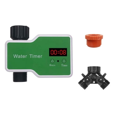EGNMCR Minuterie d'Eau de Jardin Contrôleur Programmable Numérique Automatique Manuel 1 Pce Tuyau de Robinet Arroseur Minuterie d'Irrigation Extérieure pour Système Minuterie d'Arrosage