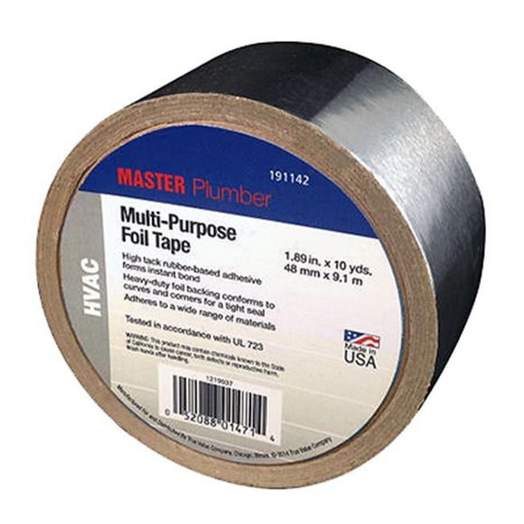 Berry Plastics Tapes-Coating 191142 Master Plumber MP 1.89 in. x 10 Yard Foil Tape
