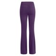 thumbnail image 4 of Innerwin Pantalons Taille Haute Femme Harem Course Jambes Larges Extensibles Violet 4TG, 4 of 7