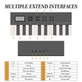 thumbnail image 3 of Yiwa Digital Piano 88 Key Full Size Semi Weighted Electronic Keyboard Piano Set,Portable Electric Piano, 3 of 6