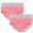 Watermelon Red, variant on Women's Seamless Underwear, High Waist No Show Panties, Soft Breathable Hip Lifting Briefs, 2 Pack