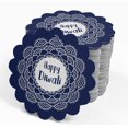 thumbnail image 4 of Inkdotpot 100 Pack Real Silver Foil Paper Tags Happy Diwali Favor Hang Tags, 4 of 6