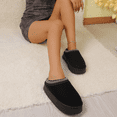thumbnail image 4 of Women Platform Home Slippers Chunky Soft Sole Slip-On Winter Boots, 4 of 5