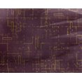 thumbnail image 5 of oneOone Georgette Viscose Dark Magenta Fabric Geometric Craft Projects Decor Fabric Printed By The Yard 42 Inch Wide-GH, 5 of 5