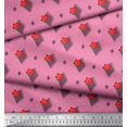 thumbnail image 2 of Soimoi Velvet Fabric Diamond Shape & Floral Artistic Printed Fabric 1 Yard 58 Inch Wide, 2 of 4