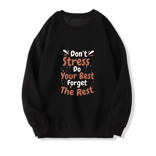Chandails à Capuchon de Mode pour Femmes 2023 Mode Femme Imprimé Col Rond Manches Longues Chandails en Molleton Sans Capuche T-Shirt Hauts Amples Blouse 50 % de Rabais Liquidation Costumes Halloween/noël