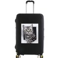 thumbnail image 1 of Animal Series Printed Pattern Travel Essentials Bag with 18-32 Inch Capacity Travel Accessories Trolley Case Protective Cover 8animal 056 L, 1 of 6