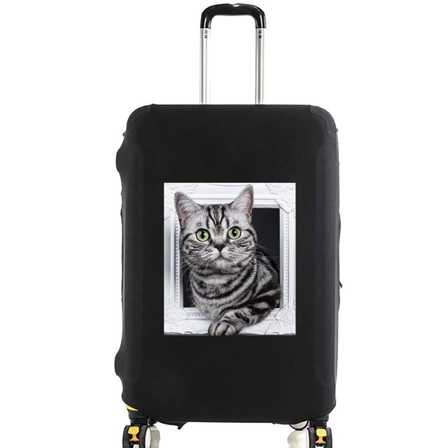 Animal Series Printed Pattern Travel Essentials Bag with 18-32 Inch Capacity Travel Accessories Trolley Case Protective Cover 8animal 056 L