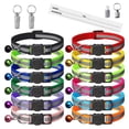 thumbnail image 1 of 12 Pack Breakaway Cat Collar with Bell, Reflective Cat Collars with Name Tag, 1 of 5