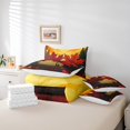 thumbnail image 4 of Ensembles de Literie Feuille d'Érable 7 Pcs pour Enfants Garçons Filles Ensemble de Couette Feuille d'Automne Simple, Ensembles de Couette Rouge Jaune Literie Saison Automne Lit en Sac Accessoires de Literie Thème Botanique, avec 2 Taies d'Oreiller, 4 of 4