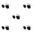thumbnail image 2 of relayinert Fashionable Polarized Lens Small Square For Trendy Style Materials gold black gray C2 5Set, 2 of 6