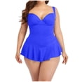thumbnail image 1 of Womens Printed Oversized O Ne Piece Swimsuit With Exposed Navel0 Oversized Swimsuit, 1 of 1