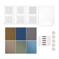thumbnail image 1 of Langgg Sashiko Coaster Kit Embroidery Starter Kit Craft Art Quilting for Set A, 1 of 6
