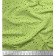 thumbnail image 1 of Soimoi Moss Georgette Fabric Cosmos Floral Decor Fabric Printed Yard 42 Inch Wide, 1 of 3