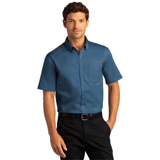 Port Authority Men's Short Sleeve SuperPro React Twill Shirt - W809