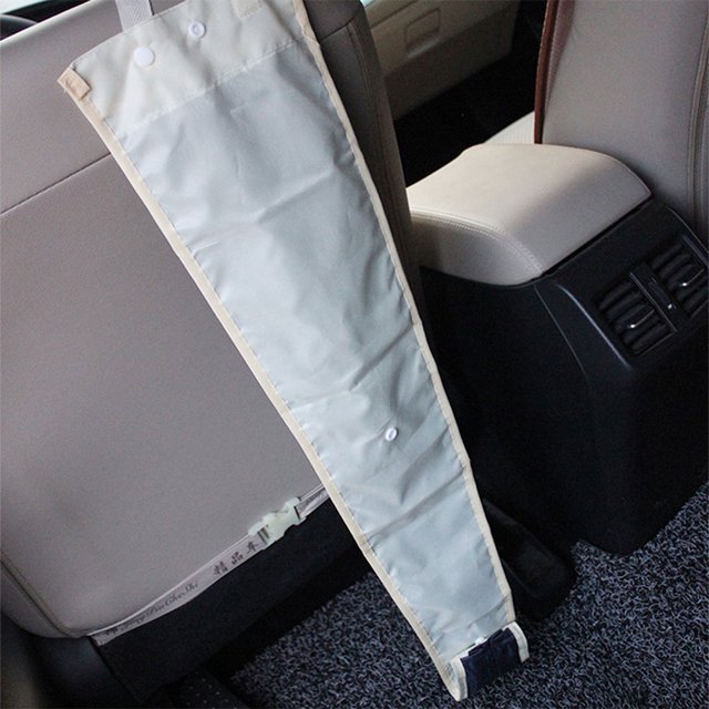 OULII 4Pcs Universal Car Umbrella Holder Dark Blue Fabric Organizer for Back Seat with Water Resistant Material