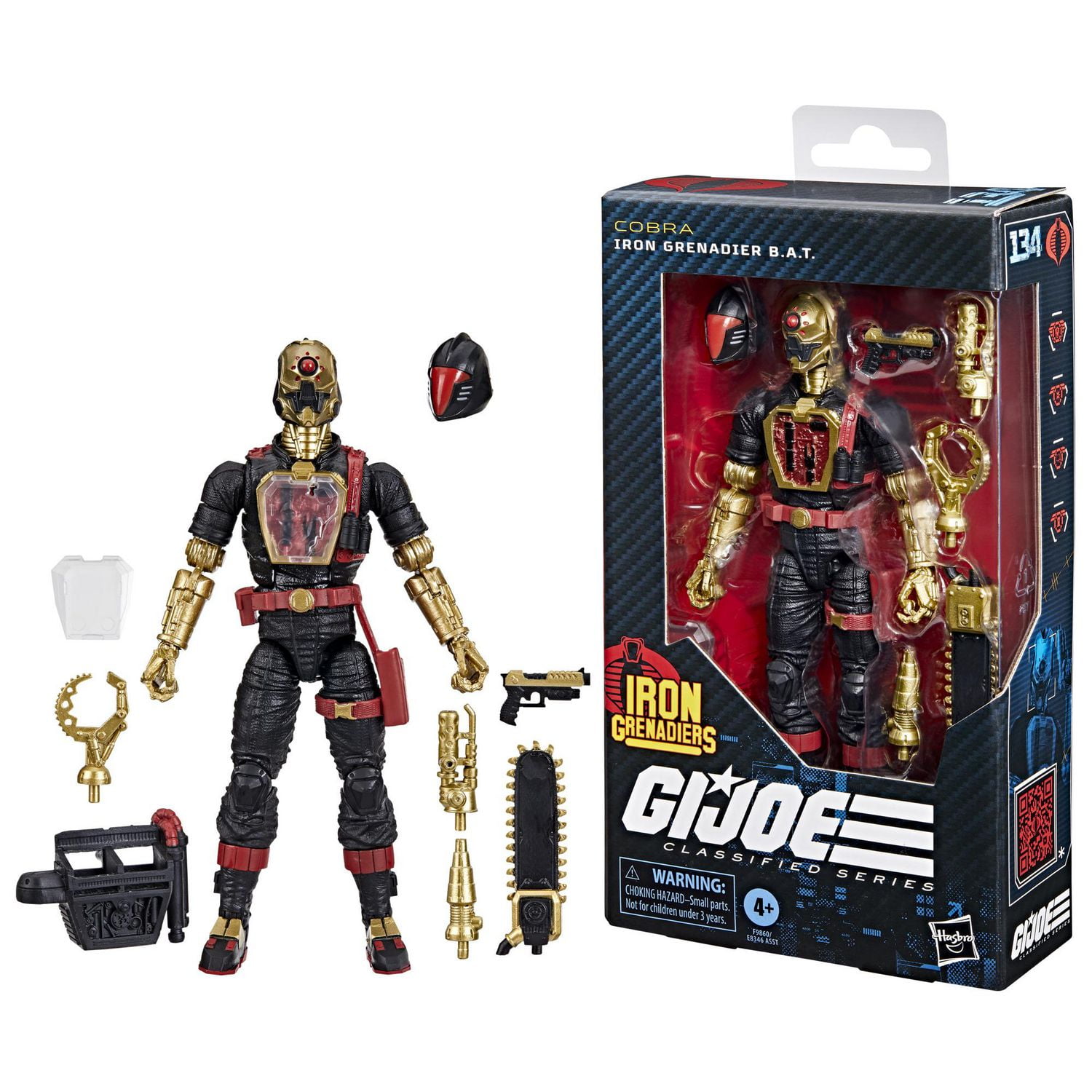 G.I. Joe Classified Series 134 B.A.T. Grenadier de Fer