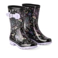 thumbnail image 3 of George Girls' Printed Rubber Rain Boots, 3 of 4