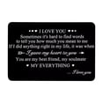 thumbnail image 1 of Engraved Metal Greeting Card Postcard Business Card Wallet Clip Card, 1 of 1
