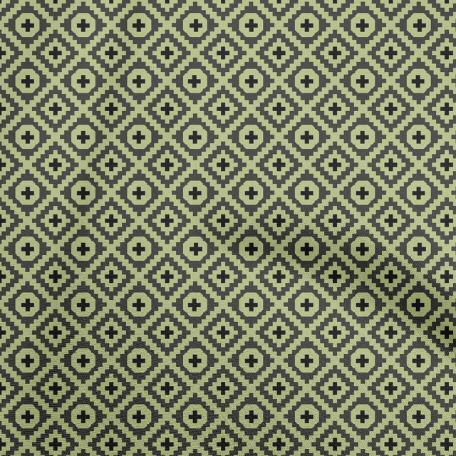 oneOone Silk Tabby Dark Olive Green Fabric Geometric Sewing Craft Projects Fabric Prints By Yard 42 Inch Wide