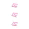thumbnail image 2 of QualitChoice Home Hotel Felt Keys Tapes Phone Watch Storage Box Living Room Drawer Pens Remotes Jewellery Organizer Container Pink 3PCS, 2 of 6