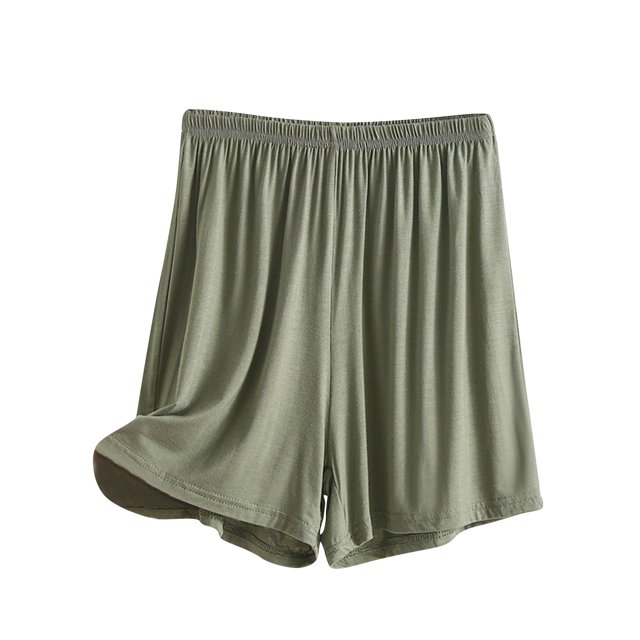 Plebaso Shorts de Pyjama Grande Taille pour Femmes Taille Élastique Shorts de Détente Confortables Shorts Amples Décontractés Shorts d'Extérieur