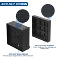 thumbnail image 3 of Unique Bargains 1.5' Bed Risers Furniture Risers Bed Lifters Couch Desk Sofa Lift Riser Stackable Up to 1300Lbs, Black 4Pack, 3 of 7