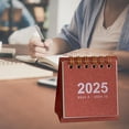 thumbnail image 5 of 2025 Mini Desk Calendar, 2024-2025 Monthly Planner, Compact Desktop Calendar for Home Office Organization, Management Planning Tool for Work and School, 5 of 5