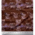 thumbnail image 1 of Soimoi Moss Georgette Fabric Text & Sacred Geometry Galaxy Printed Fabric 1 Yard 42 Inch Wide, 1 of 3