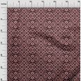 thumbnail image 3 of oneOone Cotton Silk Maroon Fabric African Aztech Craft Projects Decor Fabric Printed By The Yard 42 Inch Wide, 3 of 4