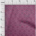 thumbnail image 1 of oneOone Cotton Poplin Fabric Leaves & Floral Block Print Sewing Fabric BTY 56 Inch Wide, 1 of 4