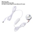 thumbnail image 3 of Dimmable LED Mini Spotlight Jewelry Showcase Display Lights, 2Pcs Dimmable Spotlight USB 5V Stepless Brightness Dimming LED Mini Spot Light with 6.6ft Cable for Display Cabinets, 3 of 7