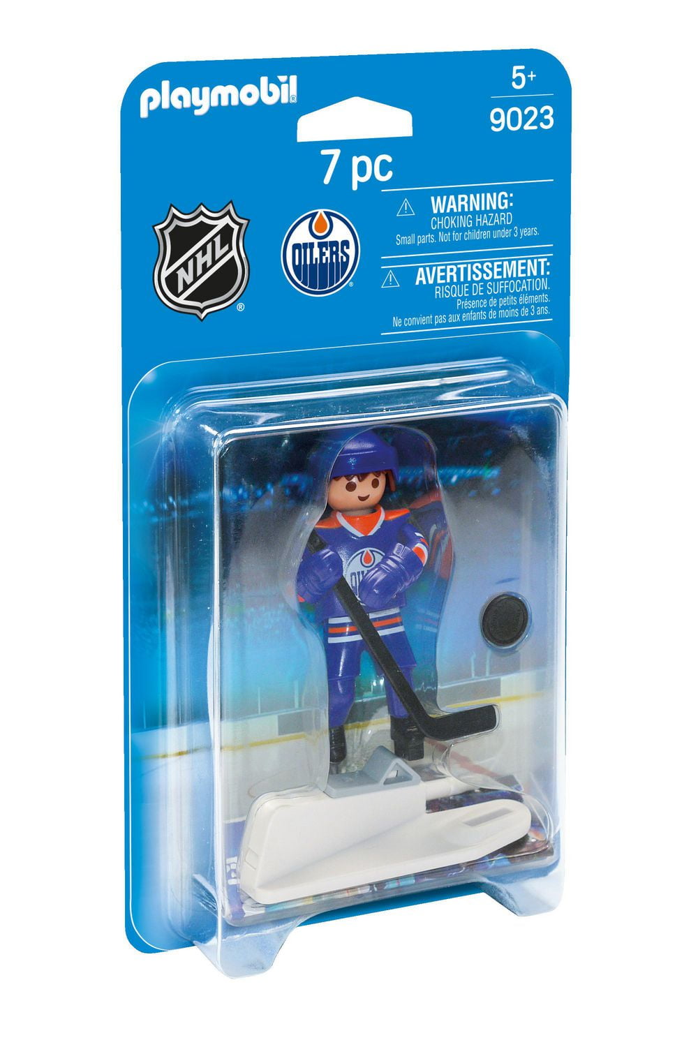PLAYMOBIL LNH Joueur des Edmonton Oilers 9023 jeu complet