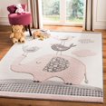 thumbnail image 1 of Safavieh Carousel Kids Gordan Elephant and Tweets Area Rug, 1 of 8