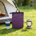 thumbnail image 4 of Waterproof Toiletry Bag Hanging, 11 Inch Nylon Large Capacity Organizer, Compact Spacious Camping Hiking Gym, Internal Compartment Easy Access, Travel Shower Cosmetic Pouch Blue Purple, 4 of 6